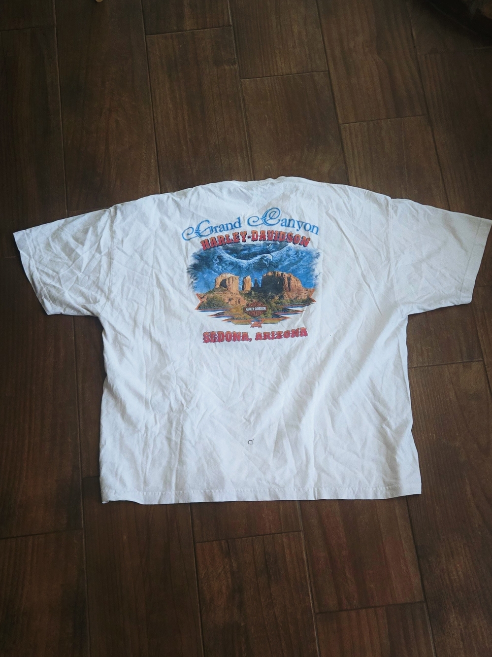 Harley-Davidson Grand Canyon White Graphic Tee